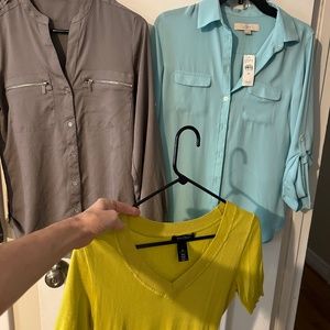 Calvin Klein wHBM Ann Taylor loft tops